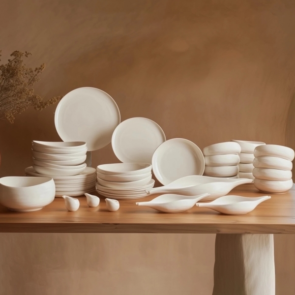 Karaca Earth Collection Clay 55 Parça Yemek Takımı