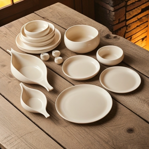 Karaca Earth Collection Clay 55 Parça Yemek Takımı