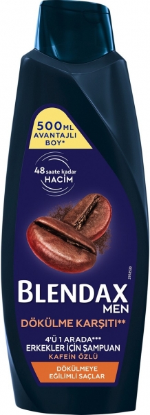 Blendax 4'ü 1 Arada Kafein Özlü 500 ml Şampuan