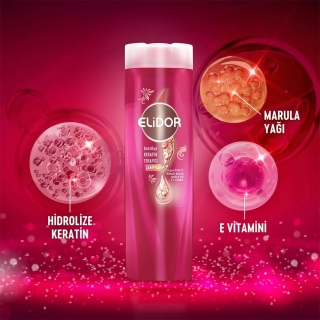 Elidor Superblend Brezilya Keratin Terapisi Hidrolize Keratin Marula Yağı 400 ml Şampuan