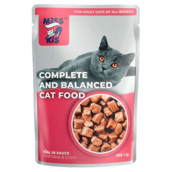 Miss Kis Veal Etli 80 gr Kedi Maması