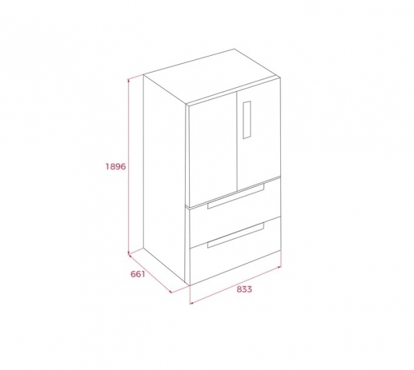 Teka RFD 77825 SS EU Buzdolabı