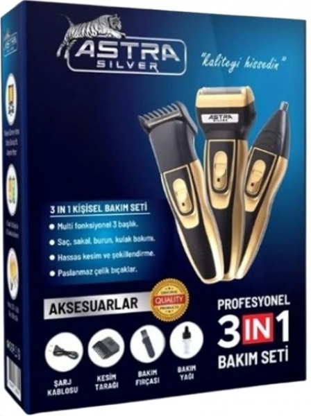 Astra Silver RD-6360 Çok Amaçlı Tıraş Makinesi