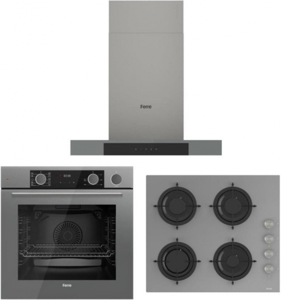 Ferre Fryart Steam Gri Ankastre Set CS208 + XE64CPR + D102