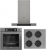 Ferre Fryart Steam Gri Ankastre Set CS208 + XE64CPR + D102