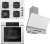 Ferre Steamart Beyaz Ankastre Set SC406 WFA + QEP64CB + D081