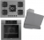 Ferre Gri Ankastre Set SS038 + QEP63CPR + D082