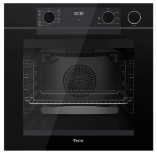 Ferre Steamart Siyah Ankastre Set CS205 + QEP64CS + D080-SA
