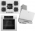 Ferre Steamart Beyaz Ankastre Set SS036 + QEP63CB + D081-SA