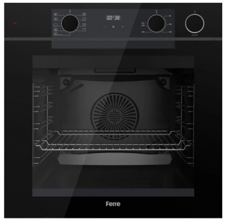 Ferre Artline Siyah Ankastre Set SC405-WFA + QEP64CS + D080