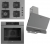 Ferre Flowart Gri Ankastre Set SC408 WFA + QBL63CPR + D082