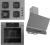 Ferre Fryart Gri Ankastre Set SC408 WFA + QEP63CPR + D082-SA