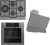 Ferre Gri Ankastre Set ED078 + QEP63CPR + D082