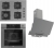 Ferre Fryart Ankastre Set SC408 WFA + QEP64CPR + D065-SA