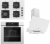 Ferre Art Beyaz Ankastre Set SC406 WFA + QEP63CB + D064-SA