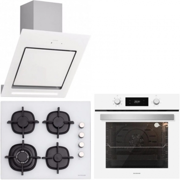 Silverline Beyaz Ankastre Set CS5429W01 + BO6504W01 + 3261 Andromeda