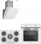 Silverline Beyaz Ankastre Set CS5622W01 + BO6501W01 + 3373 Misto