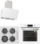 Silverline Ankastre Set CS5629W01 + BO6504W01 + 3457 Soho 60