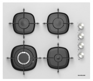 Silverline Beyaz Ankastre Set CS5629W01 + BO6504W01 + 3481
