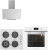 Silverline Beyaz Ankastre Set CS5629W01 + BO6502W02 + 3481