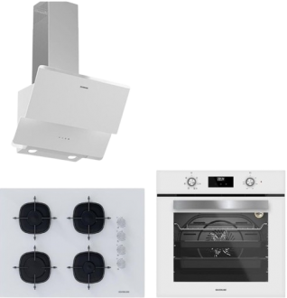 Silverline Beyaz Ankastre Set CS5665W01 + BO6504W01 + 3490