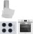 Silverline Beyaz Ankastre Set CS5665W01 + BO6504W01 + 3490