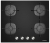 Silverline Siyah Ankastre Set CS5623B01 + BO6503B01 + 3457.6.110.02 Soho