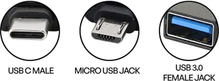 Alfais 4965 Micro USB Type-C OTG Dönüştürücü
