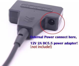 Daytona A5142 USB 3.0 to 2.5 3.5 inç SATA Dönüştürücü