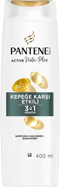 Pantene Pro-V Active Nutri Plex Kepeğe Karşı Etkili 400 ml 3'ü 1 Arada