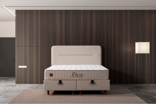 İndivani Rhae 90x190 Baza+Başlık+Yatak Seti