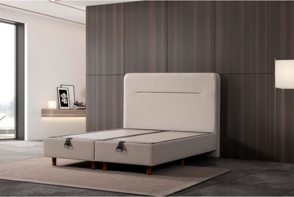 İndivani Rhae 90x200 Baza+Başlık+Yatak Seti