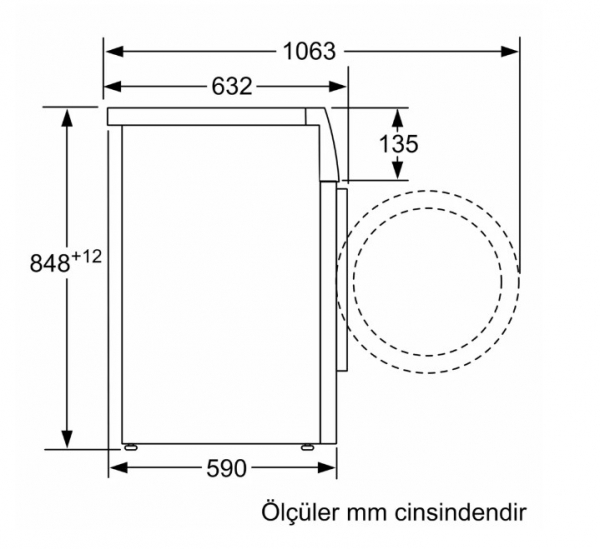 Profilo CGK244Z0TR Çamaşır Makinesi