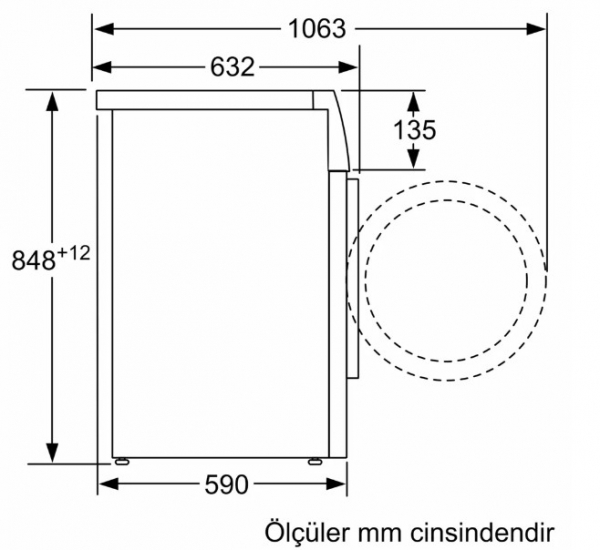Profilo CGK242ZXTR Çamaşır Makinesi