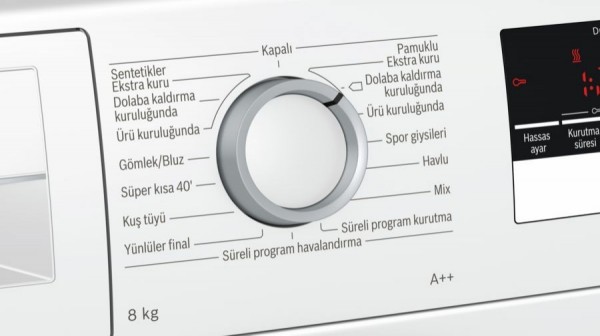 Bosch WTH85200TR Isı Pompalı Kurutma Makinesi