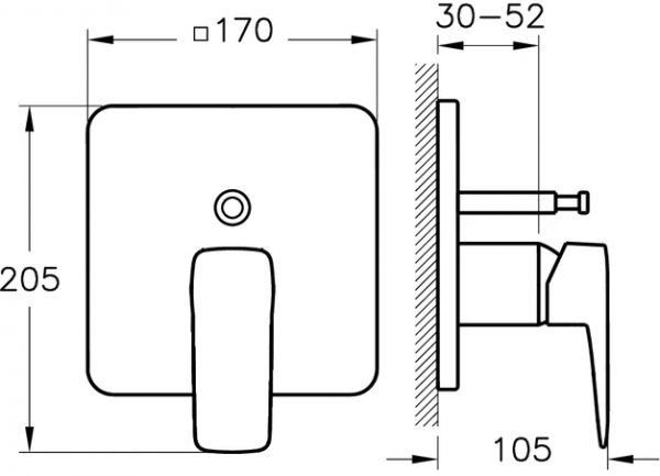 Artema Root Square A4282834 Banyo Bataryası