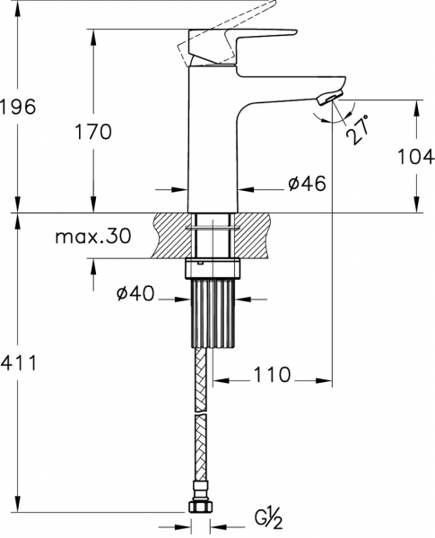 Artema Shift T20 A43661 Lavabo Bataryası