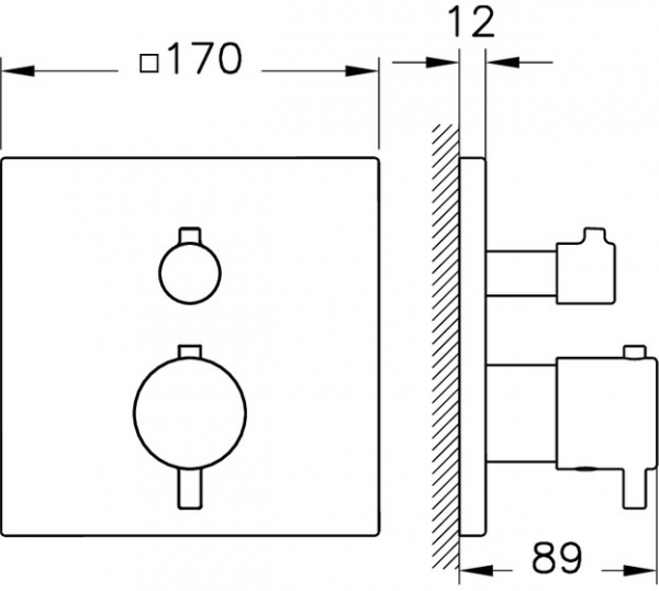 Artema Root Square A43268 Banyo Bataryası