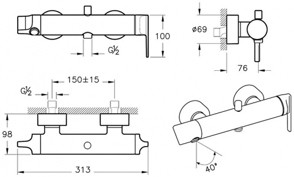Artema Suit A4281839 Banyo Bataryası
