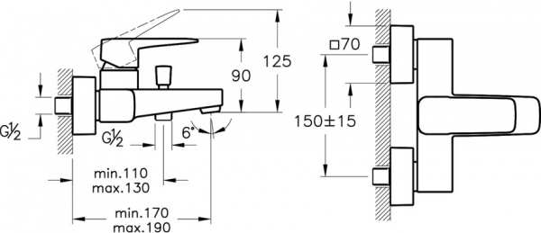 Artema Root Square A4273774 Banyo Bataryası