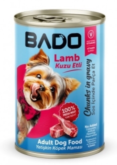 Bado Kuzu Etli Ve Pirinçli 400gr Köpek Maması