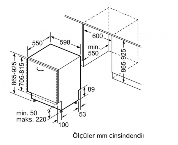 Siemens SX95EX12CE Bulaşık Makinesi