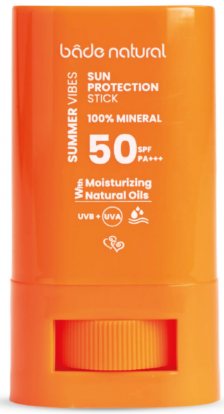 Bade Natural 50 SPF Mineral Filtreli ve Doğal Yüksek Korumalı Güneş Stick 16 g