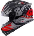 Givi 50.X Sharkbite Mat Siyah-Gri-Kırmızı resim