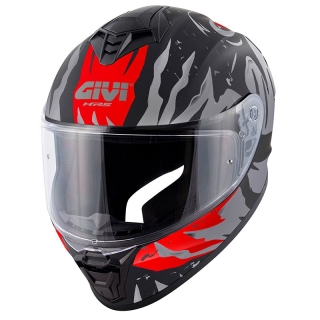 Givi 50.X Sharkbite Mat Siyah-Gri-Kırmızı