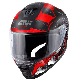 Givi 50.X Wild Mat Siyah-Kırmızı