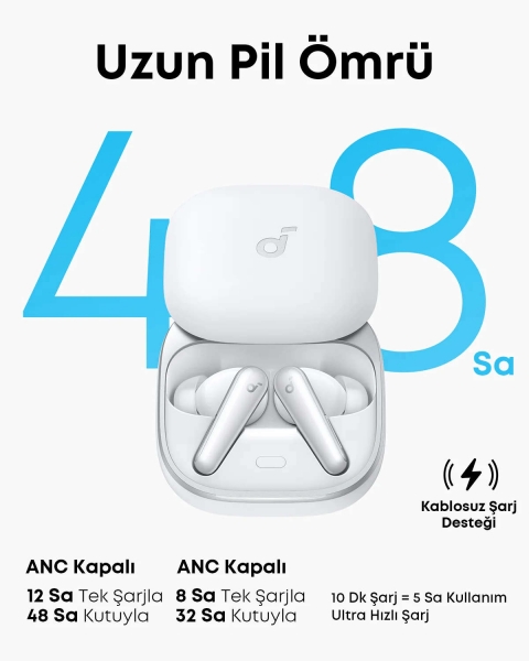 Anker Soundcore Liberty 5 Tam Kablosuz Kulaklık