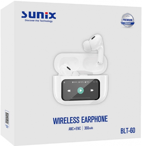 Sunix BLT-60 Tam Kablosuz Kulaklık