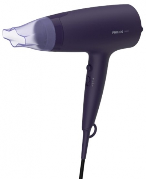 Philips BHD350/06 Saç Kurutma Makinesi (Siyah / Lila)