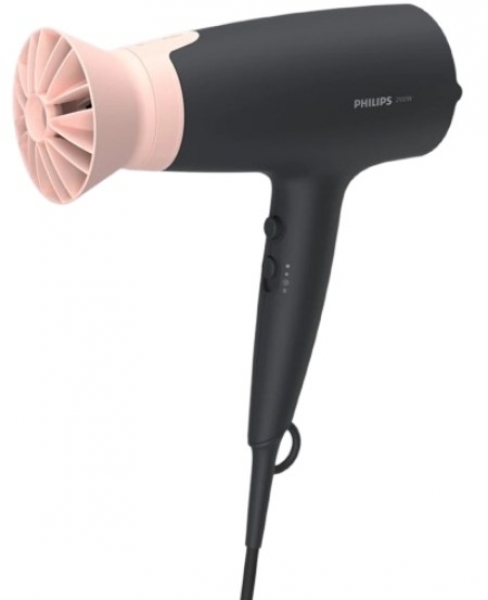 Philips BHD350/06 Saç Kurutma Makinesi (Siyah / Lila)